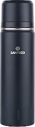Santeco Kolima Siyah 1 lt Çelik Termos