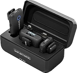 Saramonic UWMIC9 TX9 + TX9 + RX9 Kit 2 UHF Kablosuz Yaka Mikrofonu