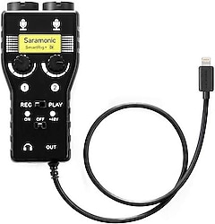 Saramonic Smartrig+ Di Preamp Mikrofonlu Ses Ve Gitar Adaptörü