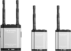 Saramonic Vlink2 Kit2 (TX+TX+RX) Kablosuz Yaka Mikrofonu