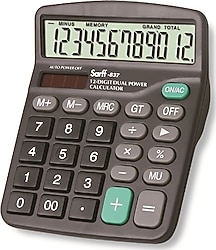 Sarff 837 12 Haneli Hesap Makinesi