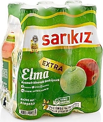 Sarıkız Extra Elma Maden Suyu 6x200 ml