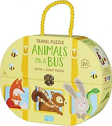 Sassi Animals on a Bus 20 Parça Puzle