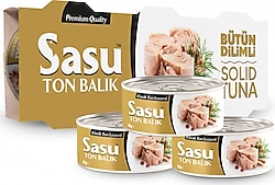 Sasu Klasik Bütün Dilim Ton Balığı 3x80 gr