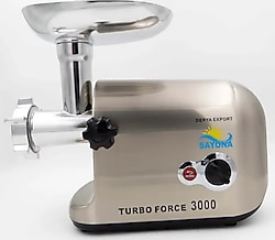 Sayona Turbo Force MG-3000D 1400 W Kıyma Makinesi