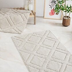 Schafer Home Elly Tafting Krem 2'li Banyo Paspası