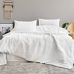 Schafer Home Etamine Beyaz Çift Kişilik Nevresim Takımı
