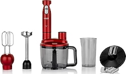 Schafer Chef Blend Mega Kırmızı 1500 W Blender Seti