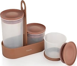 Schafer Easy Standlı 3'lü Saklama Kabı