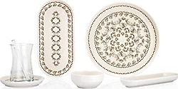 Schafer Evelynn Siyah01 32 Parça 6 Kişilik Kahvaltı Takımı
