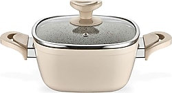 Schafer Gastronomie Krem 24 cm Granit Derin Tencere