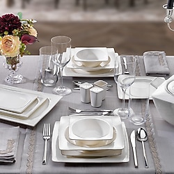 Schafer Glamor Pure 60 Parça 12 Kişilik Yemek Takımı