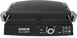 Schafer Grand Grill 2000 W Siyah Izgara ve Tost Makinesi