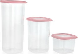 Schafer Hold Pembe 3'lü Saklama Kabı