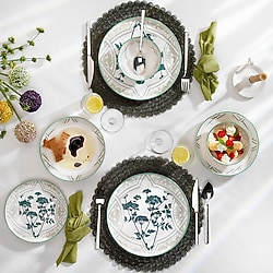 Schafer Iconic Yeşil 24 Parça 6 Kişilik Yemek Takımı