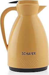 Schafer Kitchen House Sarı 1 lt Cam Termos