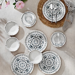 Schafer Lily Bej 16 Parça 4 Kişilik Kahvaltı Takımı