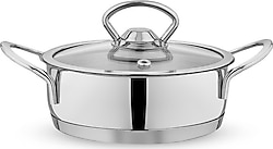 Schafer Micro 14 cm Mini Basık Çelik Tencere