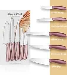 Schafer Quick Chef 5'li Bıçak Seti