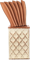 Schafer Quick Chef Rose Gold 7 Parça Standlı Bıçak Seti