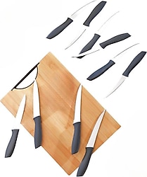 Schafer Quick Chef Gri 10 Parça Bıçak Seti