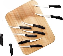 Schafer Quick Chef Siyah 10 Parça Bıçak Seti