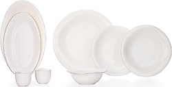 Schafer Superfine Bone Elixir Platin 56 Parça 12 Kişilik Yemek Takımı