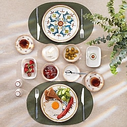 Schafer Vivian Asorti02 32 Parça 6 Kişilik Kahvaltı Takımı