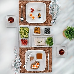 Schafer Weekend Beyaz04 32 Parça 6 Kişilik Kahvaltı Takımı
