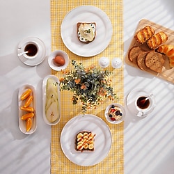 Schafer Weekend Beyaz05 32 Parça 6 Kişilik Kahvaltı Takımı