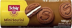 Schar Glutensiz Mini Sorrisi Kaymaklı Çikolatalı Bisküvi 100 gr