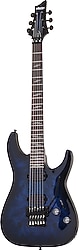 Schecter Omen Elite 6 FR See Thru Blue Burst Elektro Gitar