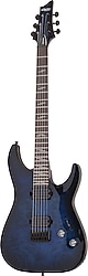 Schecter Omen Elite-6 See Thru Blue Burst Elektro Gitar
