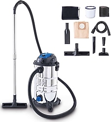 Scheppach VC30 1200 W Premium Islak Kuru Elektrikli Süpürge