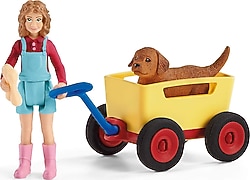 Schleich Yavru Köpek Arabası 42543