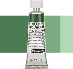 Schmincke Horadam 15 ml Guaj Boya Seri 1Chromium Oxide Green