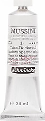 Schmincke Mussini 35 ml 103 Titanium Opaque White Yağlı Boya