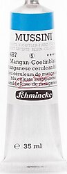 Schmincke Mussini 35 ml 487 Manganese Cerulean Blue Yağlı Boya