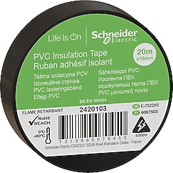 Schneider Thorsman 242010 19 mm x 20 m Elektrik Bandı