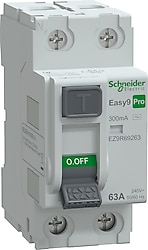Schneider EZ9R69263 2x63 A 300 mA AC Tipi Kaçak Akım Rölesi