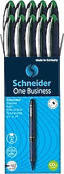 Schneider One Business 0.6 mm 10'lu Yeşil İmza Kalemi