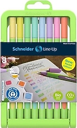 Schneider Pen Line-Up 8'li 0.4 mm Pastel Keçeli Kalem Seti