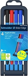 Schneider Slider Edge XB 4'lü Tükenmez Kalem Seti