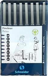 Schneider Pictus Fineliner 8'li Teknik Çizim Kalemi
