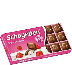 Schogetten Yoğurt ve Çilekli Çikolata 100 gr