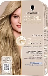Schwarzkopf Creme Supreme 9.16 Küllü Soğuk Sarı Saç Boyası