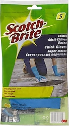 Scotch-Brite Ekstra Güçlü Limon Kokulu Küçük Boy Temizlik Eldiveni