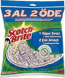 Scotch-Brite 3 Al 2 Öde Paspas