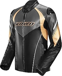 Scoyco JK187 4 Mevsim Deri Erkek Motosiklet Montu