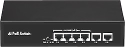 SCSI SC4AF 4 Port 10/100 Poe Switch